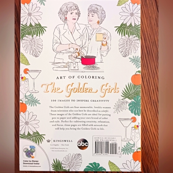 Golden Girls Adult Coloring Book - Picture 2 of 7